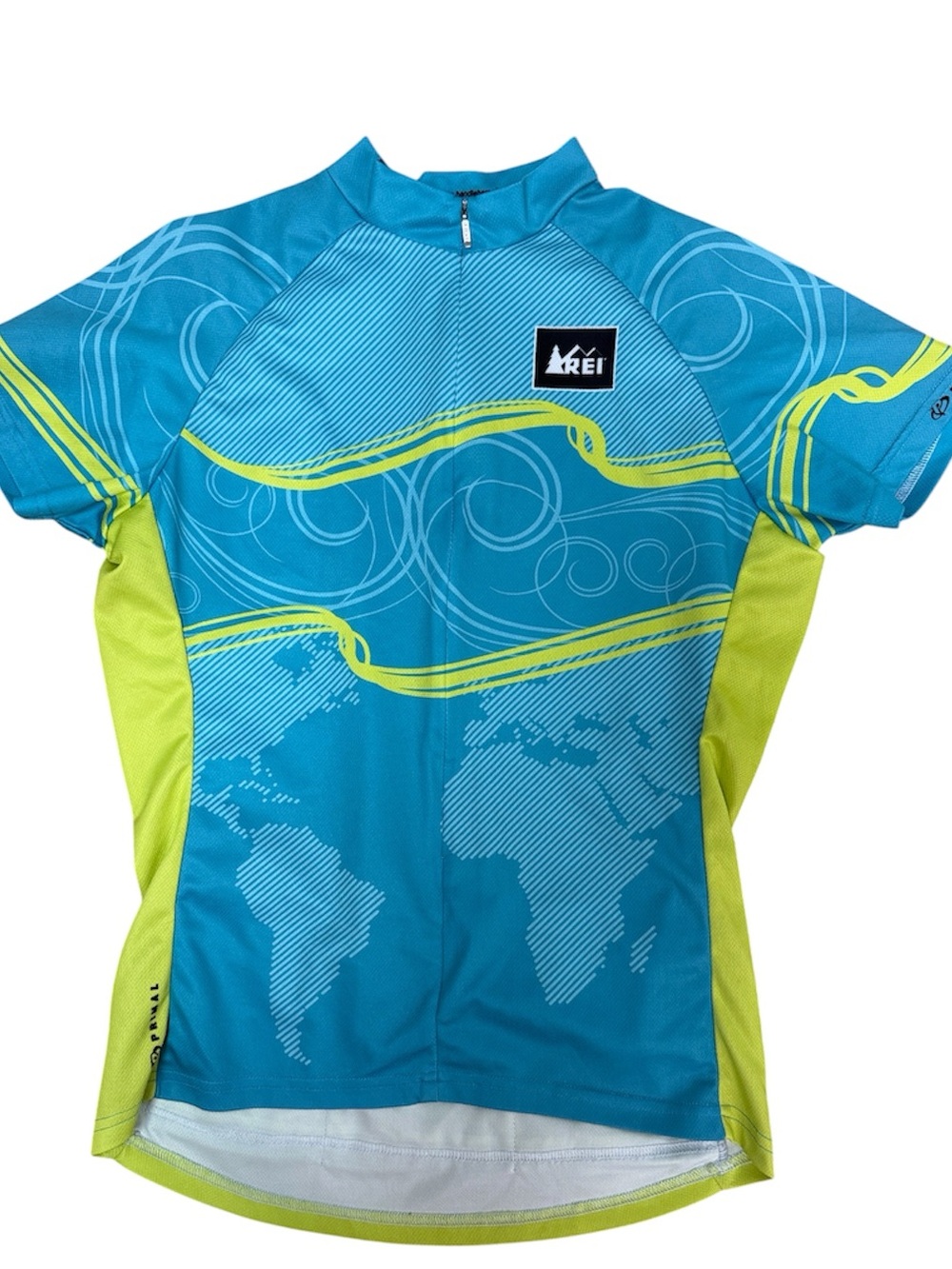 WOMEN PRIMAL REI SHORT SLEEVE 3/4 ZIP HIGH PERFORMANCE BIKING CYCLING JERSEY M/L